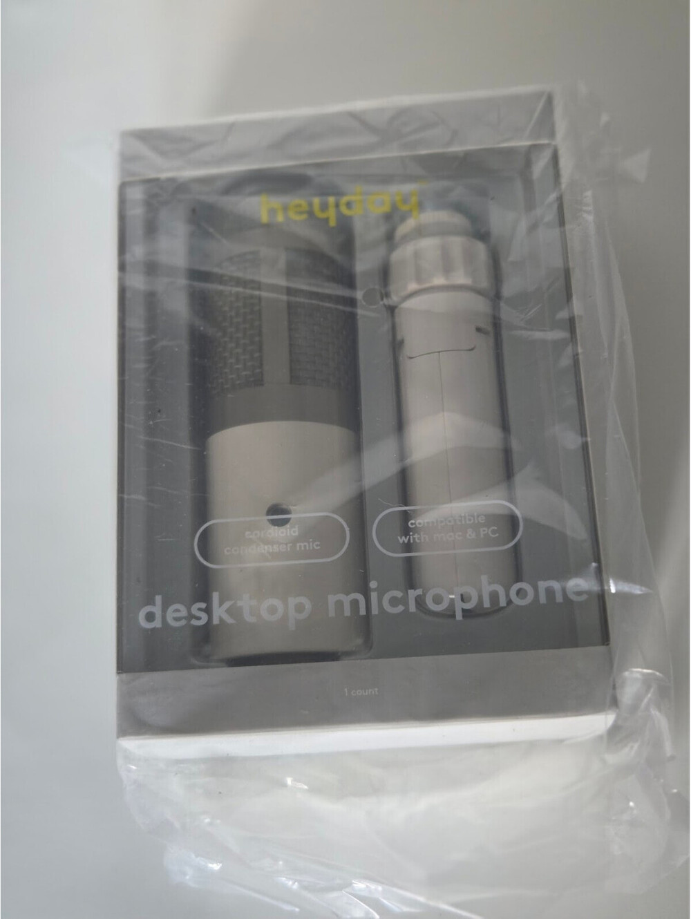 Heyday Desktop Microphone Cardioid Condenser Mic For Mac And PC